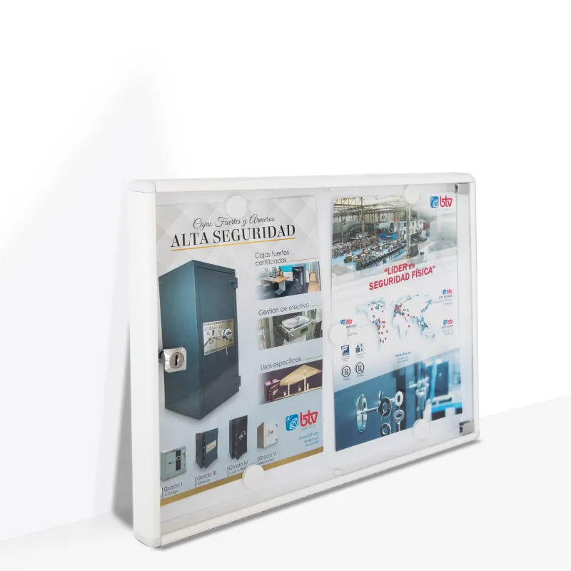 TABLÓN DE ANUNCIOS HORIZONTAL BLANCO 350 x 460 x 36.5